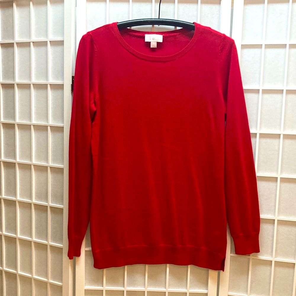 Red Knit Top -XS -NWOT